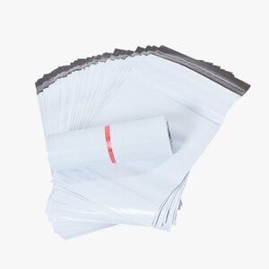 100 19"x24" Poly Mailers Shipping Envelopes Self Sealing Plastic Bag - White